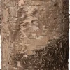 Anna's Collection LED stompkaars met timer Rustiek wit D 7,5 H 12,5 cm