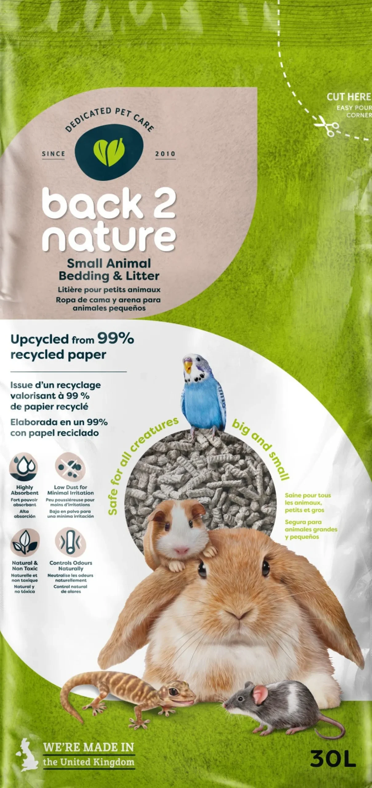 Back-2-Nature bodembedekker papier 30 L