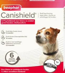 Beaphar Canishield vlooienband hond klein/middel