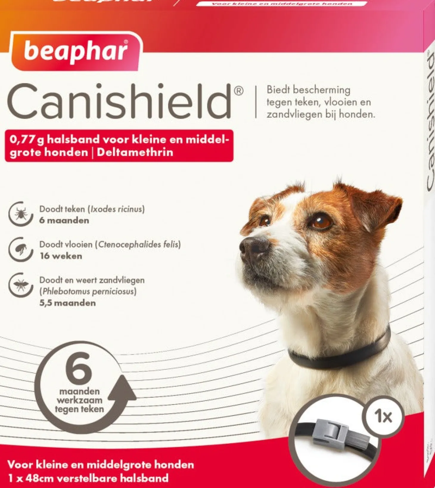 Beaphar Canishield vlooienband hond klein/middel