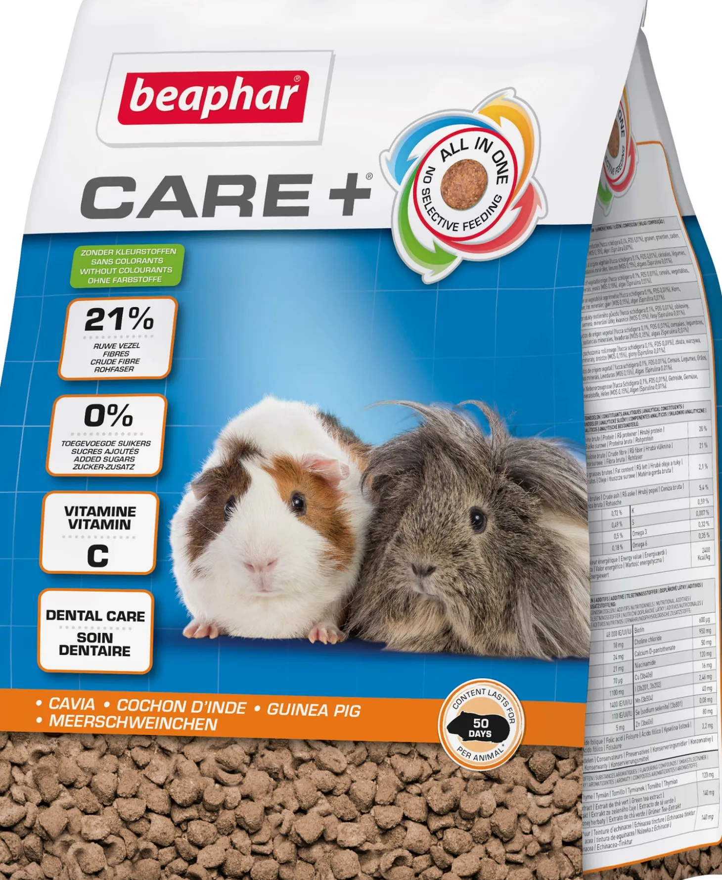 Beaphar caviavoer Care+ 1,5 kg