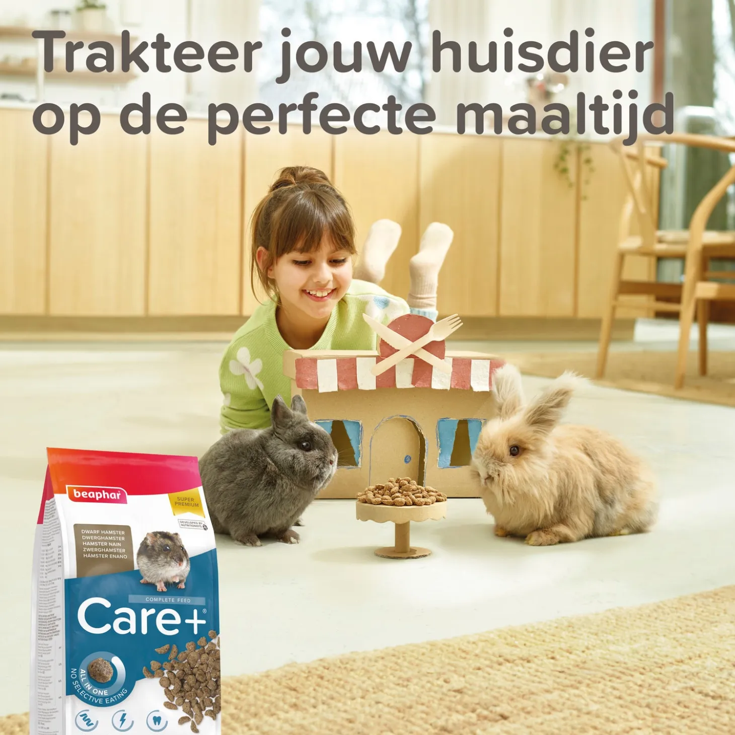 Beaphar dwerghamstervoer Care+ 500 g