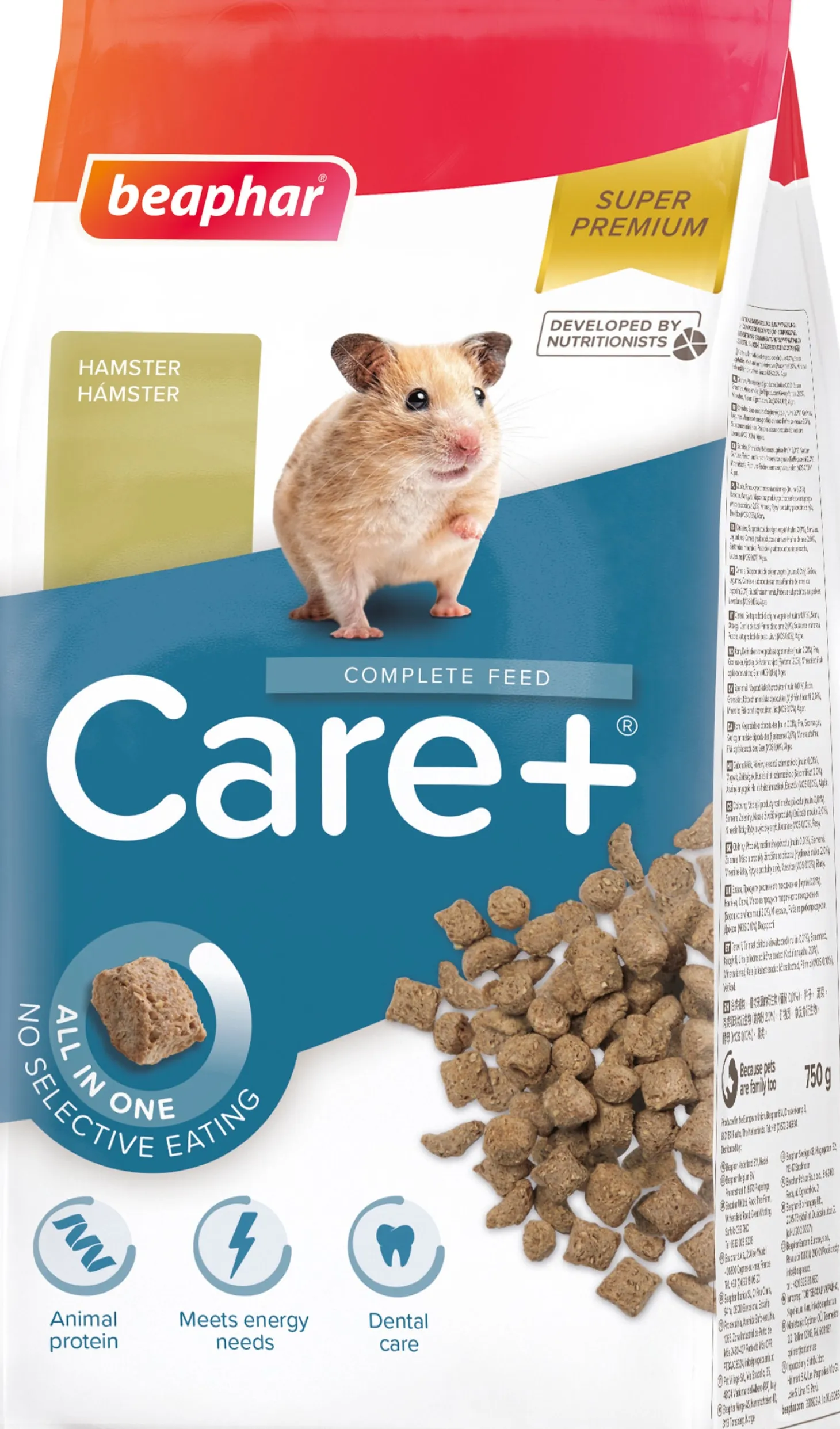 Beaphar hamstervoer Care+ 700 g