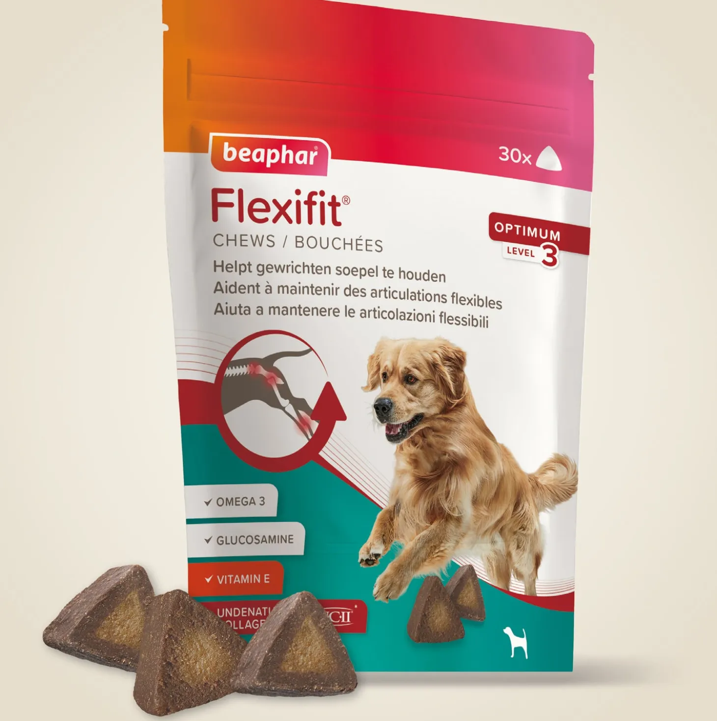 Beaphar hondensnoepjes Flexifit chews chews 30 stuks