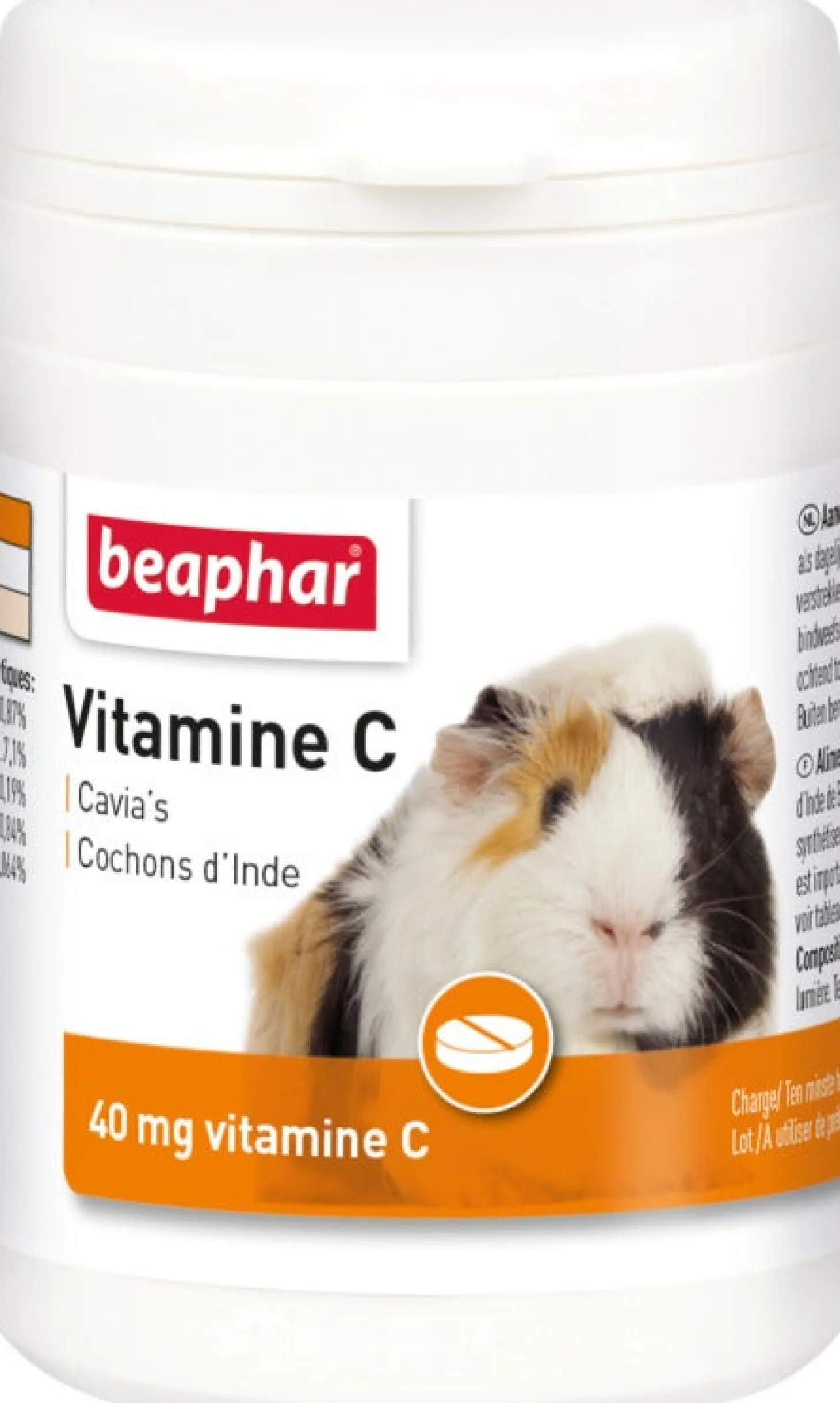 Beaphar vitamine C tabletten cavia 180 stuks