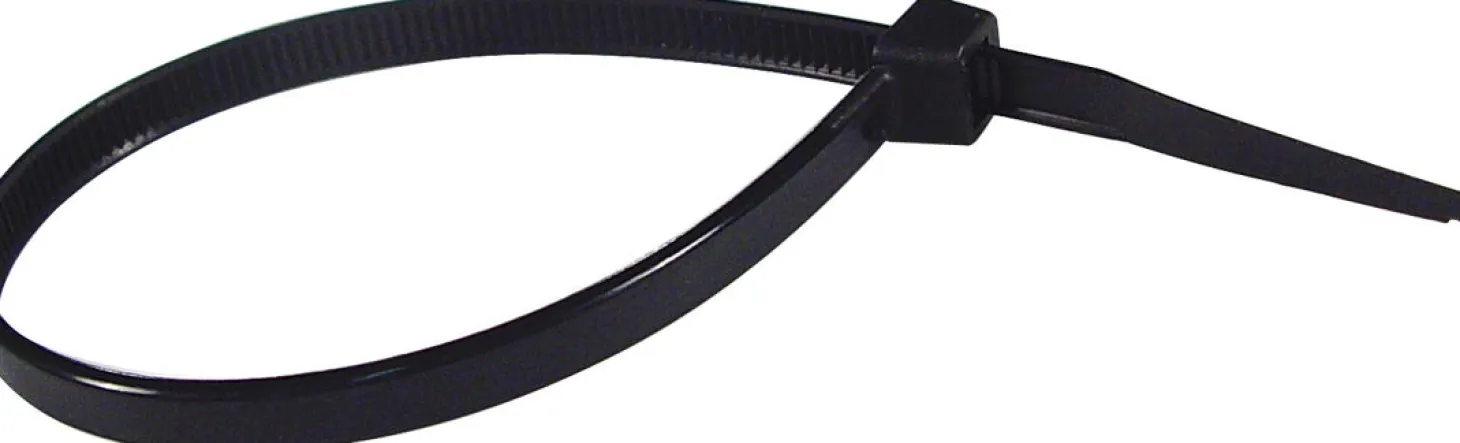 Calex tie wraps set 70 stuks zwart / wit