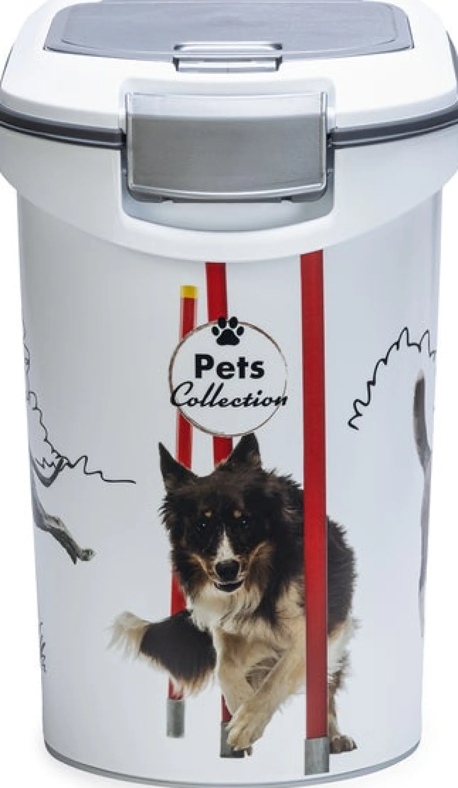 Curver voerton hond wit 35 L