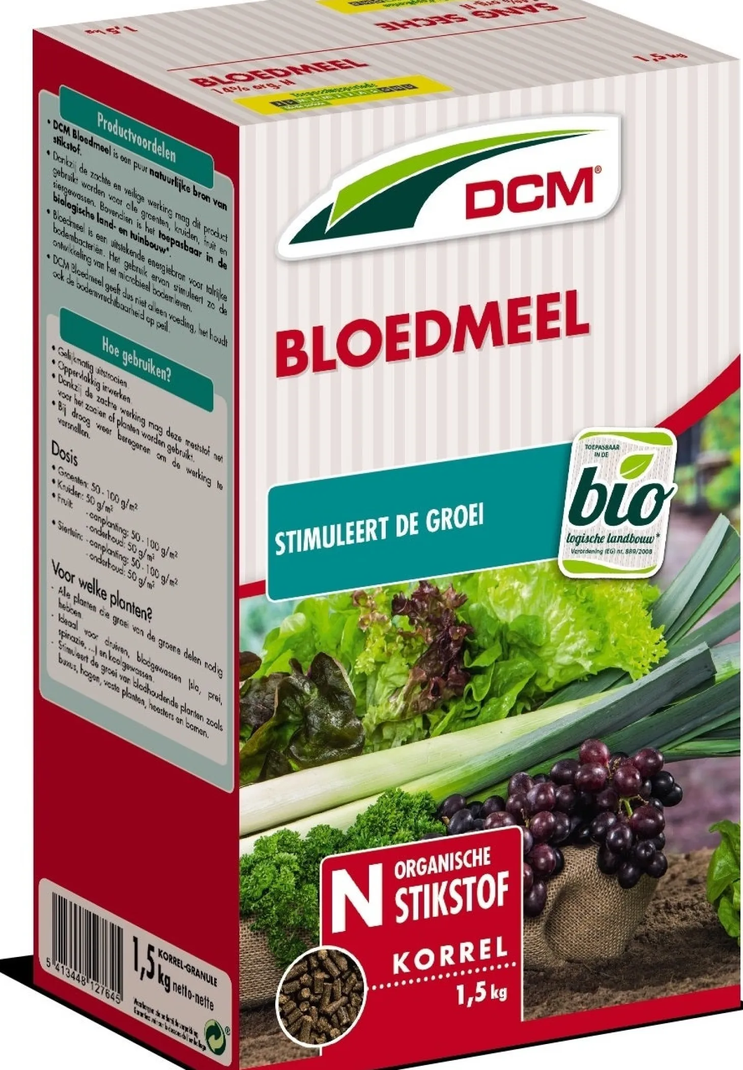DCM bloedmeel 1,5 kg