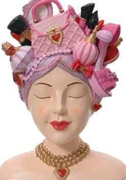 Decoris vaas Dame roze 24 x 19 x 32,5 cm