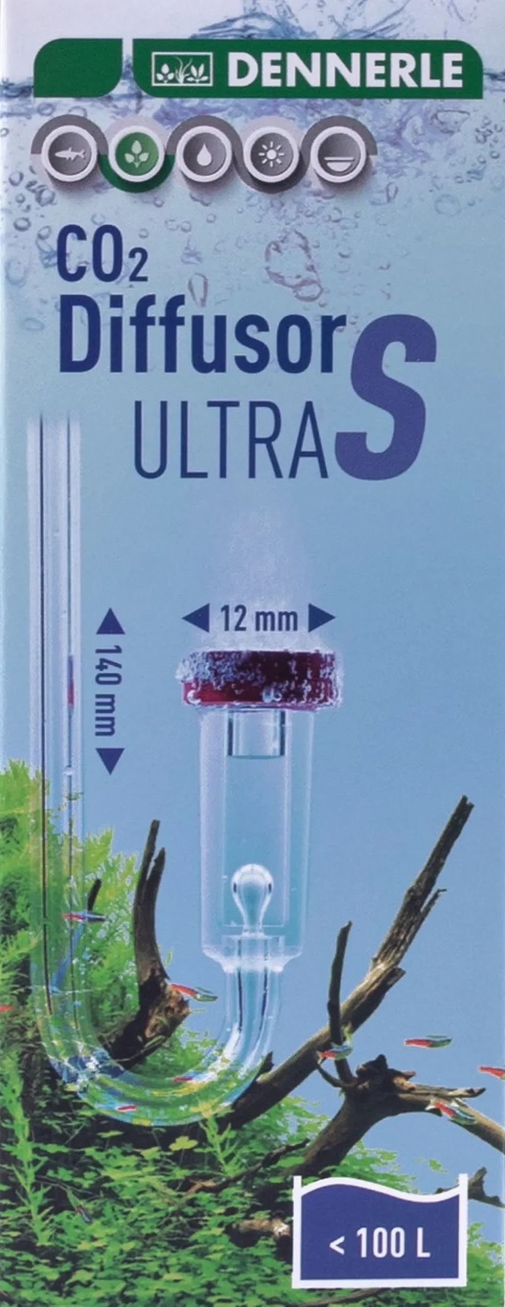 Dennerle CO2 verspreider Ultra S 100 L