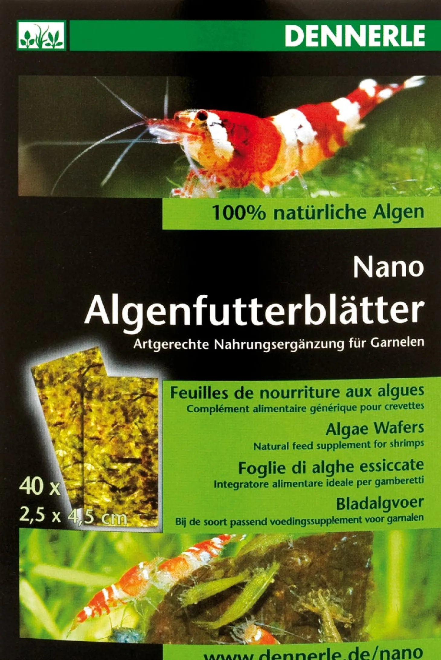 Dennerle Nano bladalgvoer 300 g 40 stuks