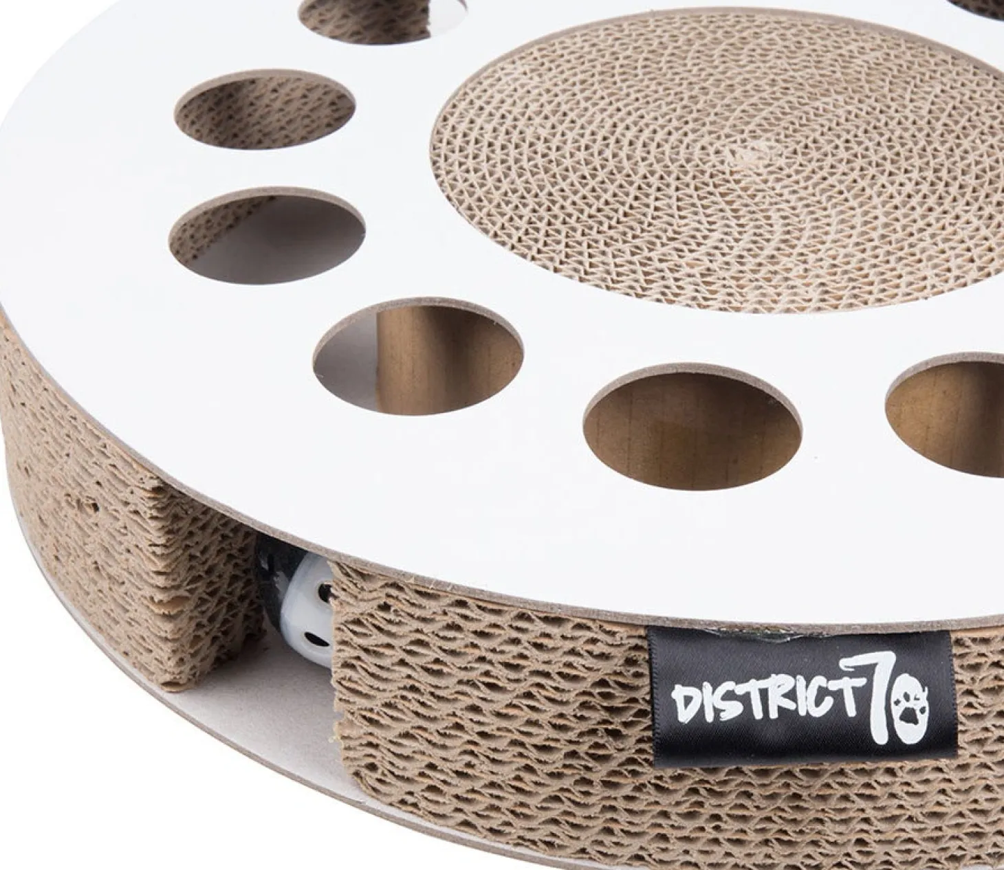 District 70 krabkarton Whirl wit D 33 H 6 cm