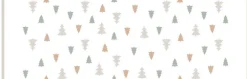 Duni tafelkleed Graphic Trees wit 138 x 220 cm