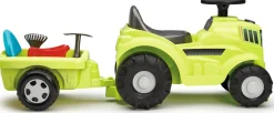 Ecoiffier loopwagen tractor met aanhanger groen 85 x 32 x 28 cm