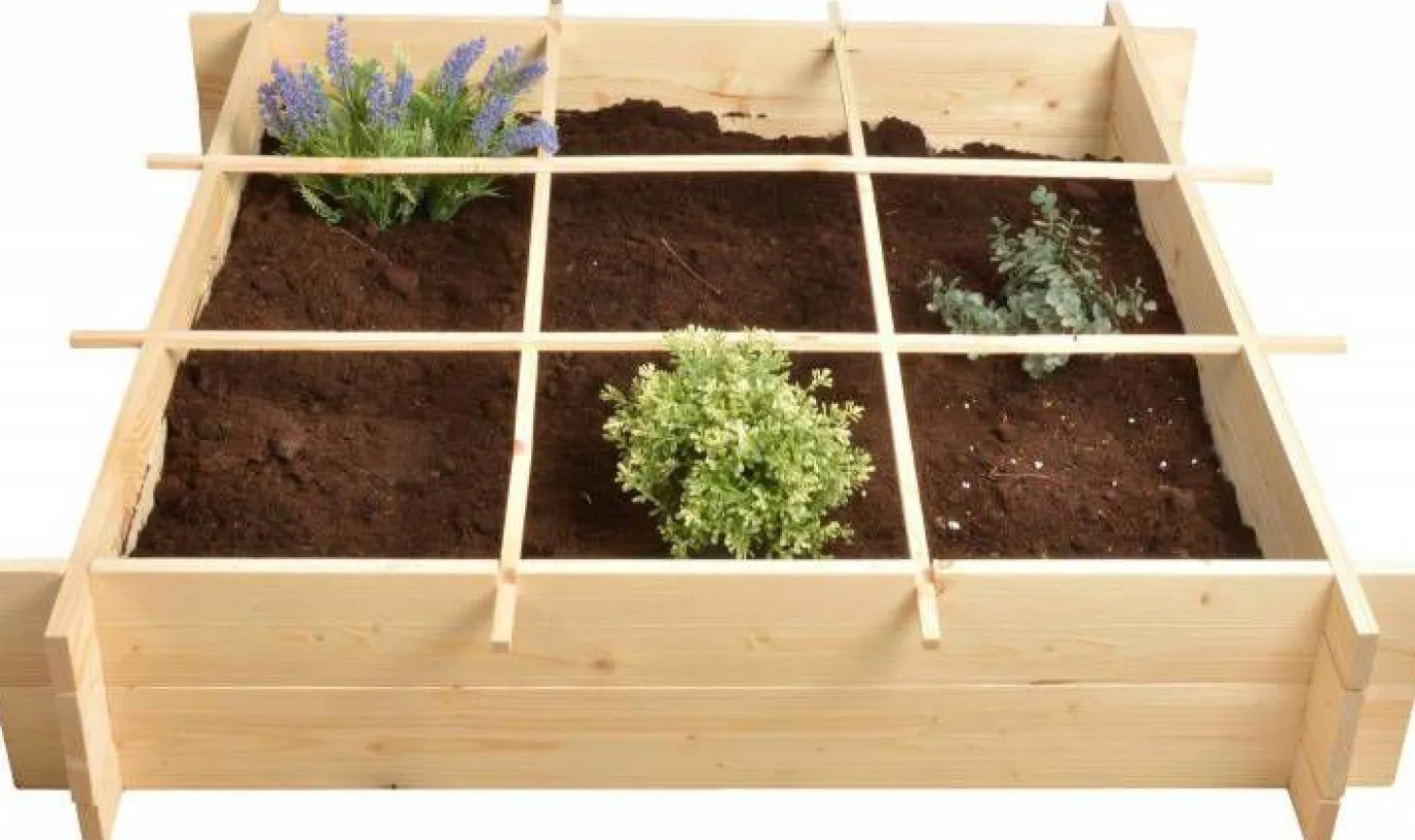 Esschert Design moestuinbak 100 x 100 x 20 cm