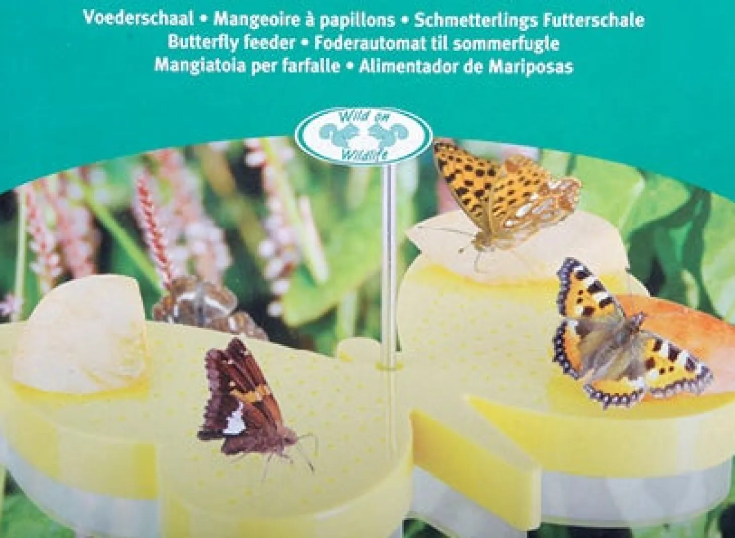 Esschert Design vlinder voederschaal