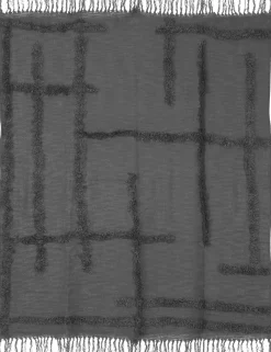 Everydays by Intratuin plaid Filip antraciet 180 x 130 cm
