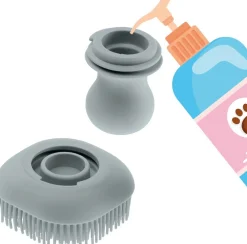 Ferplast honden dispenserborstel grijs 8 x 7 x 8 cm