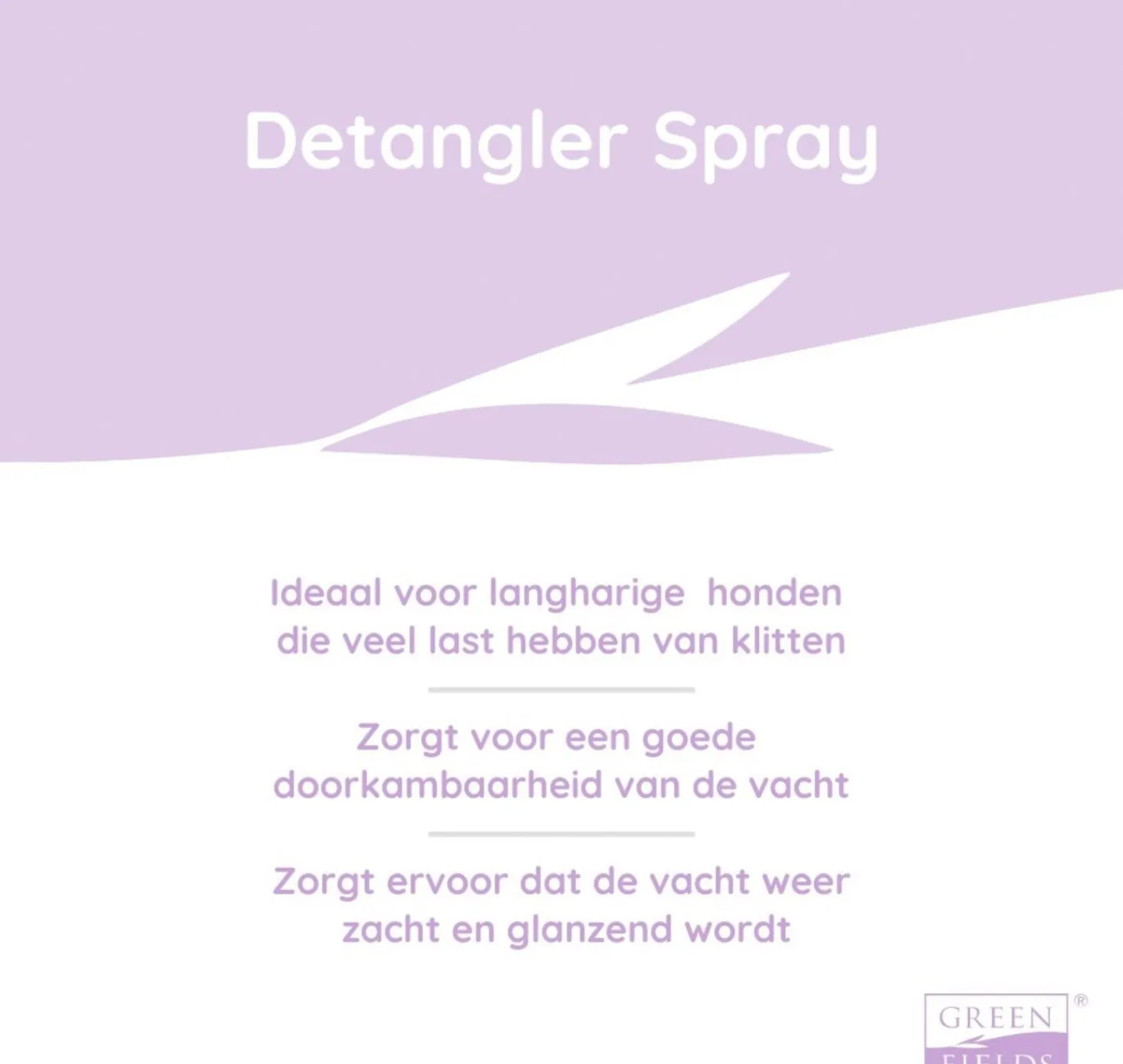 Greenfields honden detangler spray 270 ml