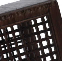 Intratuin bijzettafel Dane bruin 30 x 30 x 52 cm