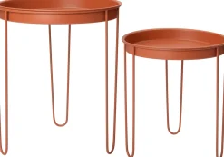 Intratuin bijzettafel Tray terracotta D 39 H 45 cm