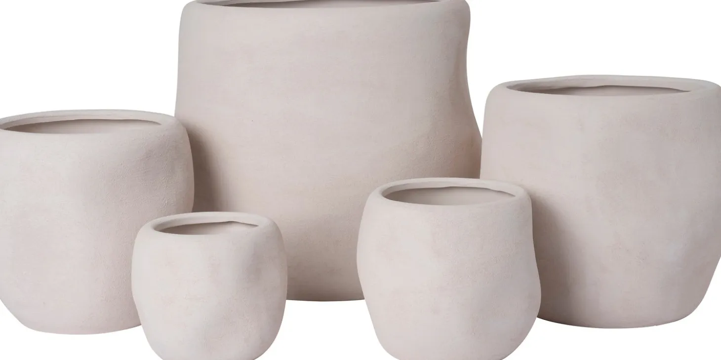 Intratuin bloempot Alta wit D 19,5 H 18 cm