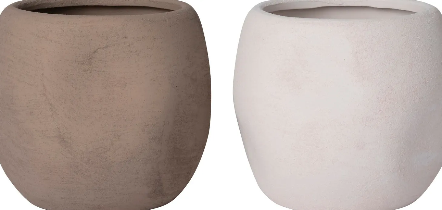 Intratuin bloempot Alta wit D 19,5 H 18 cm