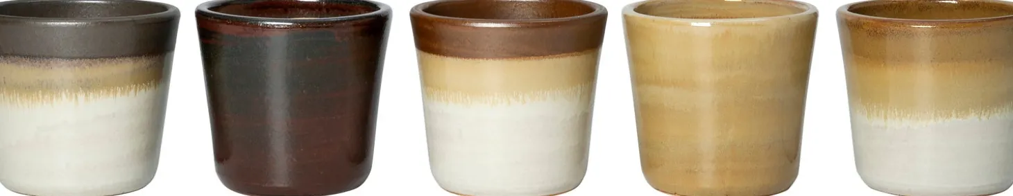 Intratuin bloempot Fleur beige D 37 H 33 cm