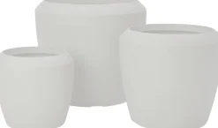 Intratuin bloempot Gijón wit D 44 H 40 cm