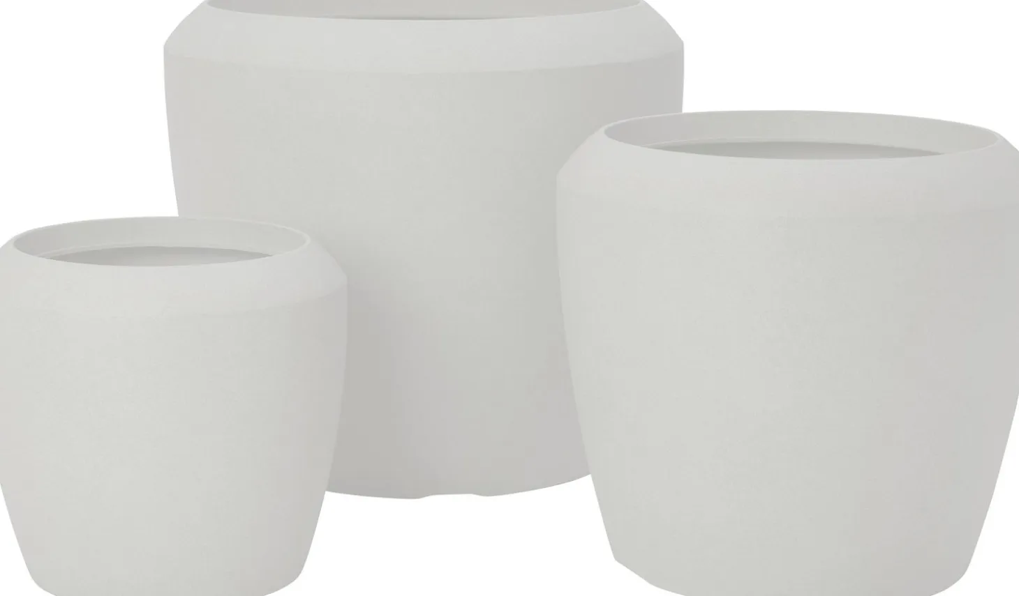 Intratuin bloempot Gijón wit D 44 H 40 cm