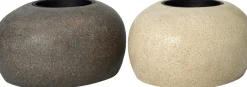 Intratuin bloempot Linda beige D 26 H 24 cm