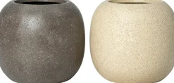 Intratuin bloempot Linda beige D 34 H 26 cm