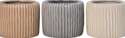 Intratuin bloempot Louva beige D 21 H 17 cm