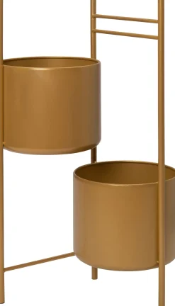Intratuin bloempot op standaard Nena goud D 28 H 80 cm