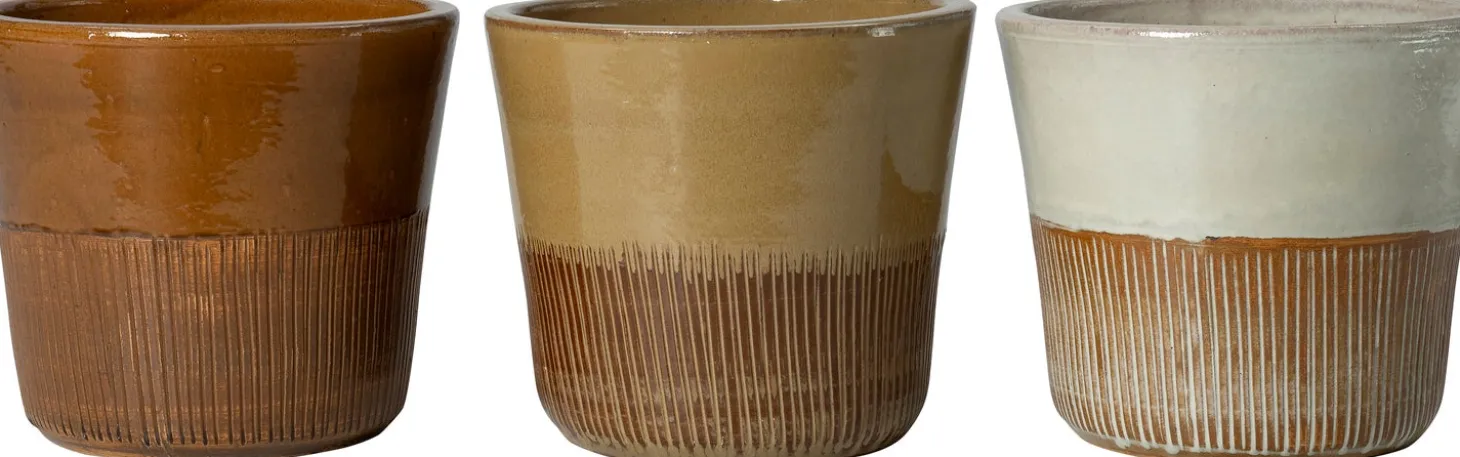 Intratuin bloempot Ruben wit D 23 H 21 cm