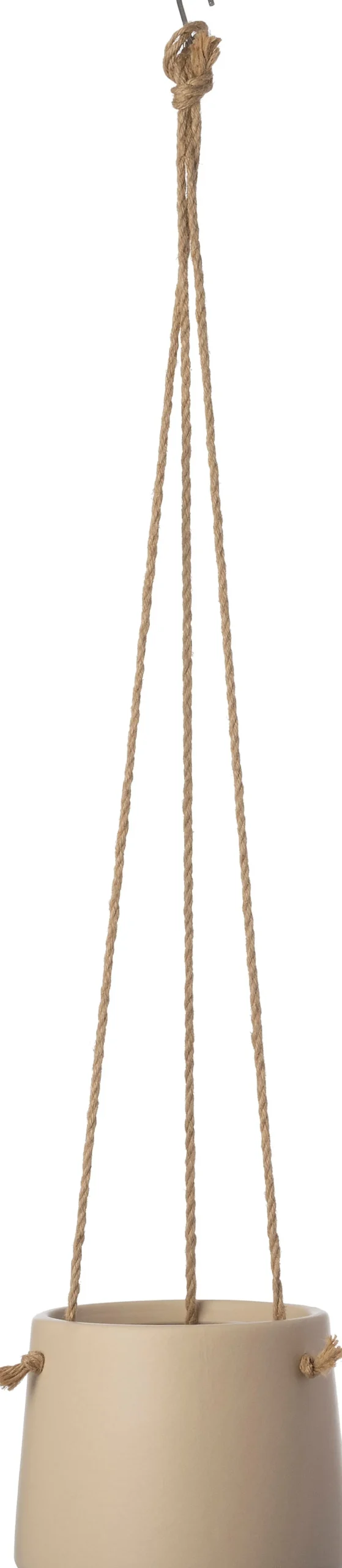 Intratuin hangpot Joan beige D 16 H 14 cm