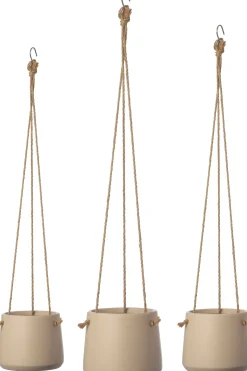 Intratuin hangpot Joan beige D 14 H 12 cm