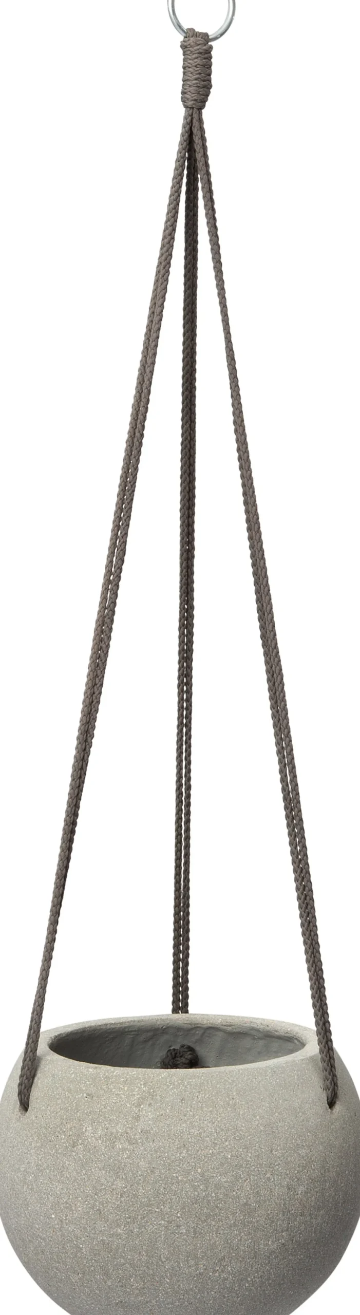 Intratuin hangpot Jula grijs D 20 H 16 cm