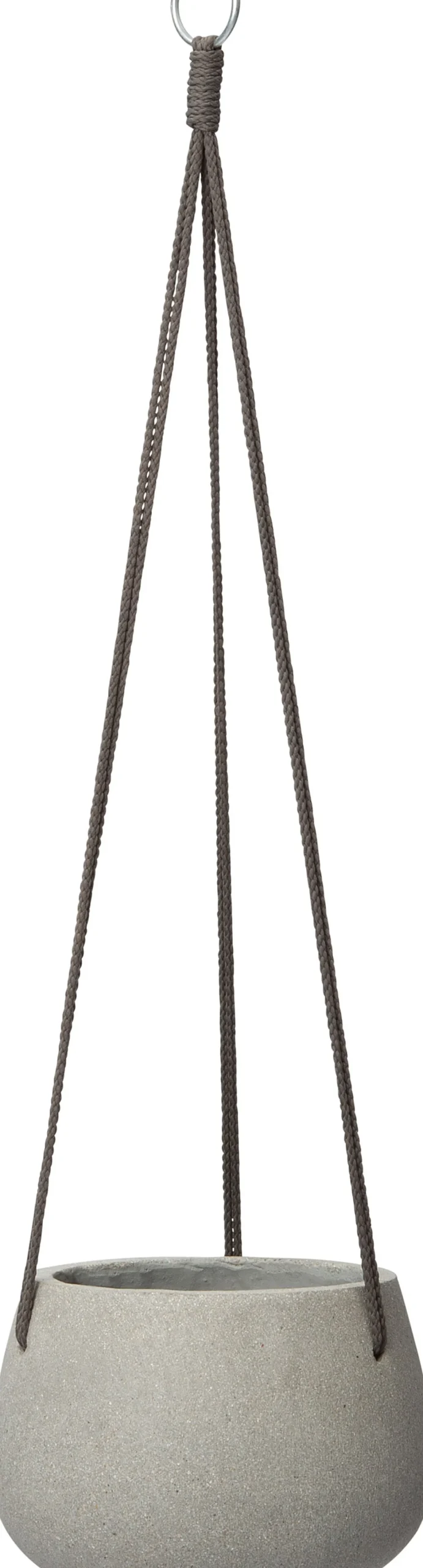 Intratuin hangpot Jula grijs D 20 H 14,5 cm