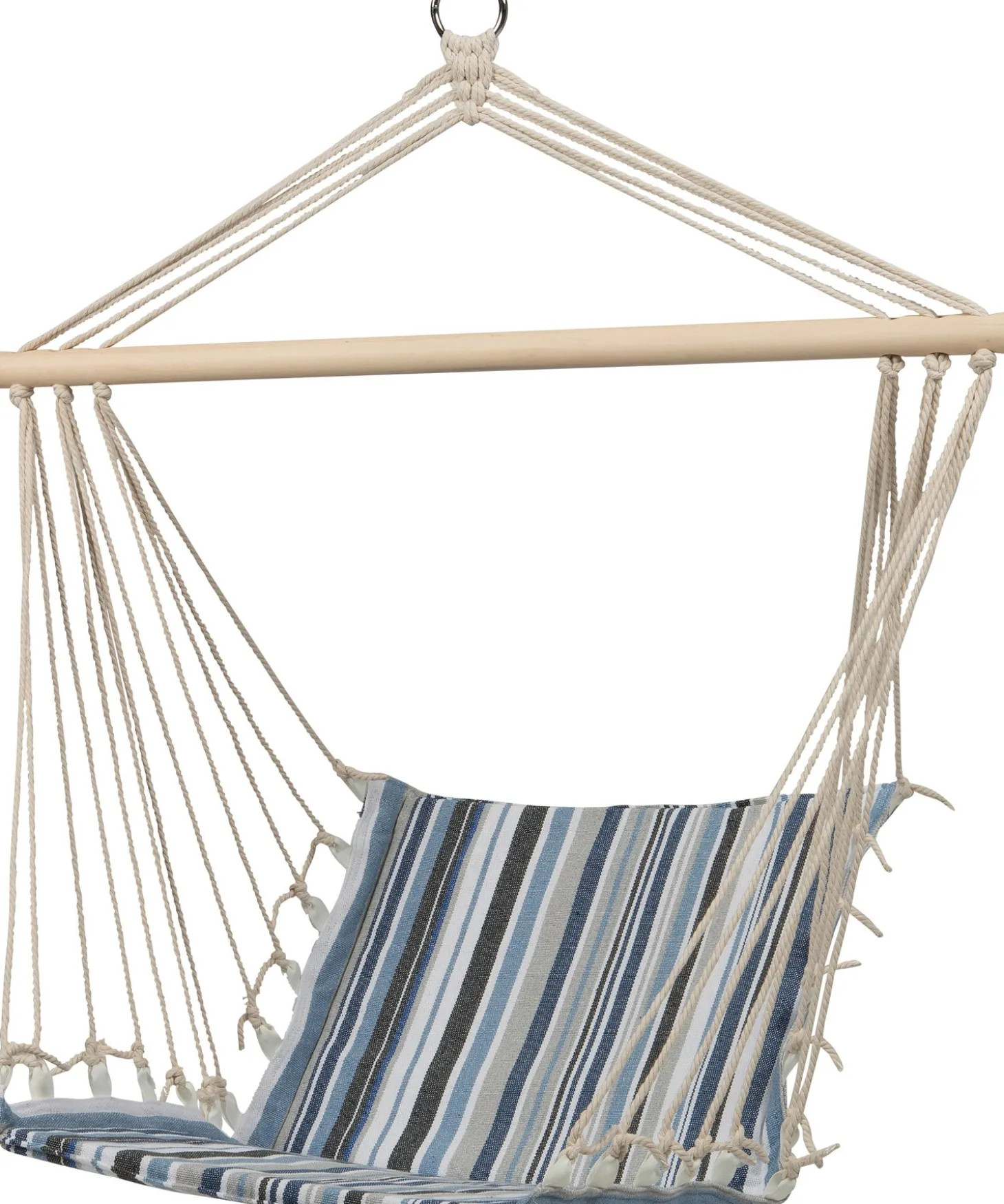 Intratuin hangstoel Streep blauw