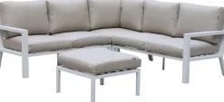 Intratuin hocker Milo wit 66 x 66 x 30 cm