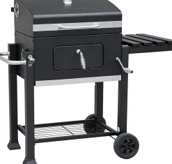 Intratuin houtskool barbecue Topgrill zwart 113 x 64 x 107 cm