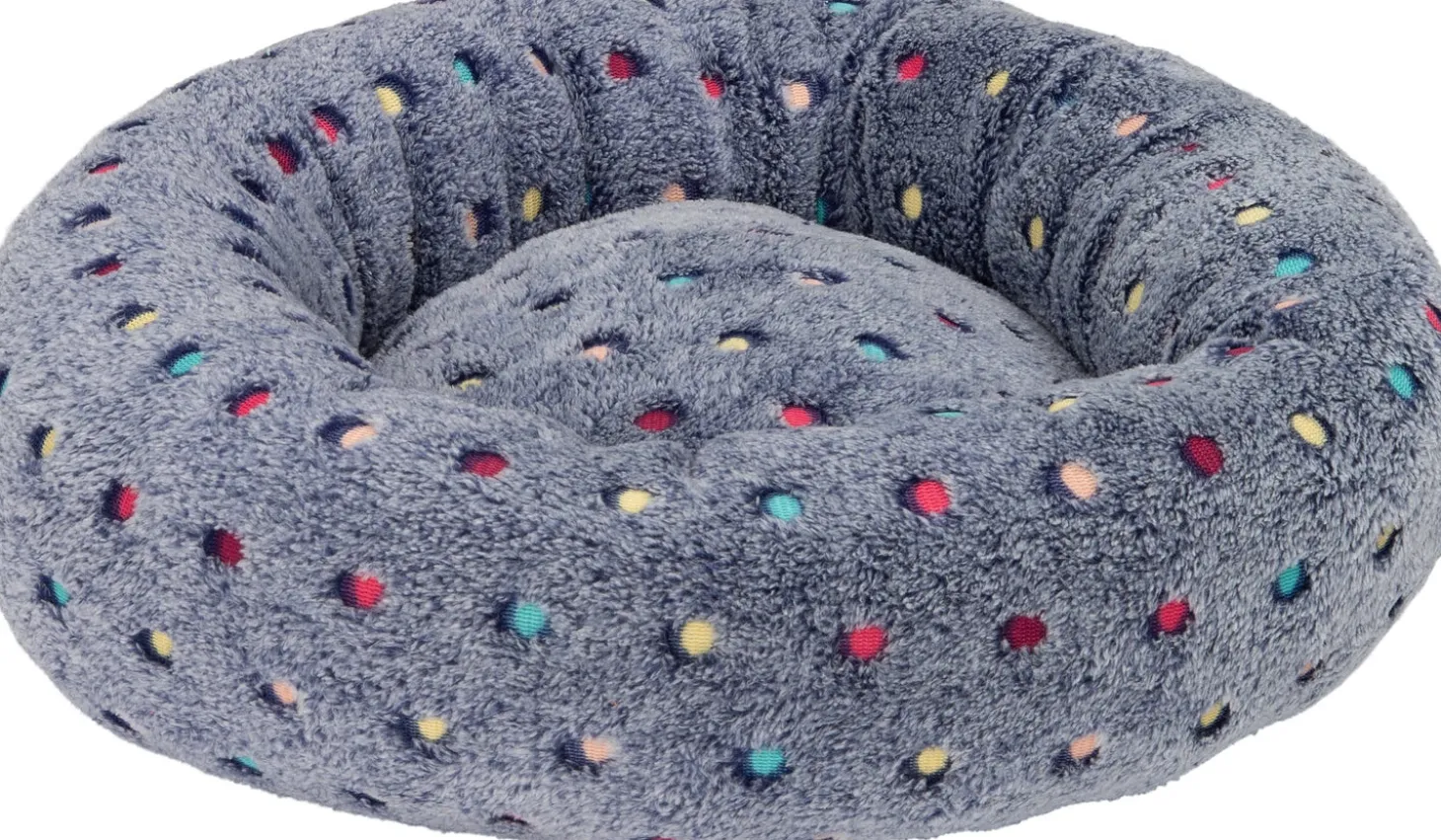 Intratuin kattenmand Stip blauw D 45 H 12 cm