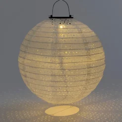 Intratuin lampion Bari wit D 30 H 28 cm