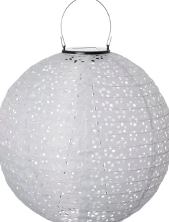Intratuin lampion wit /grijs D 30 H 30 cm