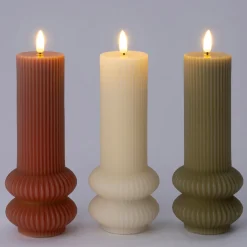 Intratuin LED stompkaars Corfu beige D 7 H 21 cm