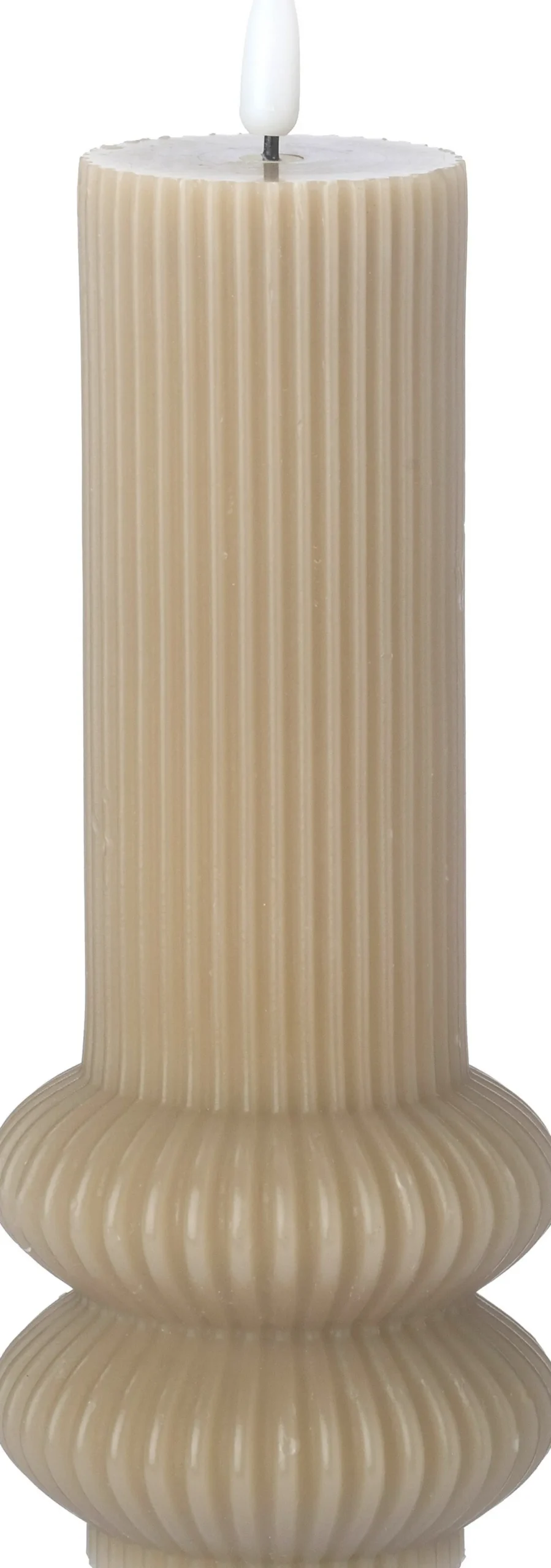 Intratuin LED stompkaars Corfu beige D 7 H 21 cm