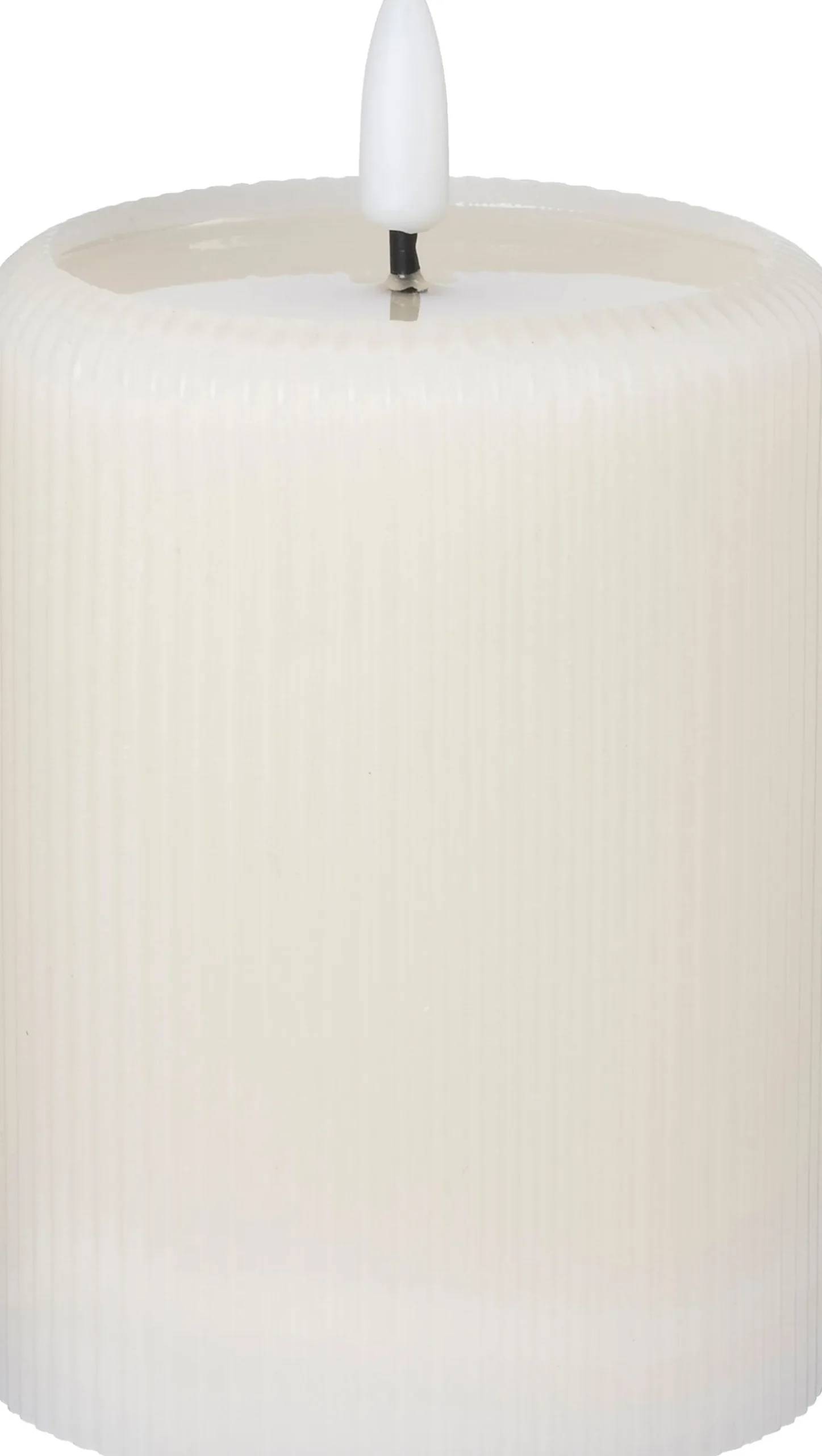 Intratuin LED stompkaars Stripe crème D 7,5 H 10 cm