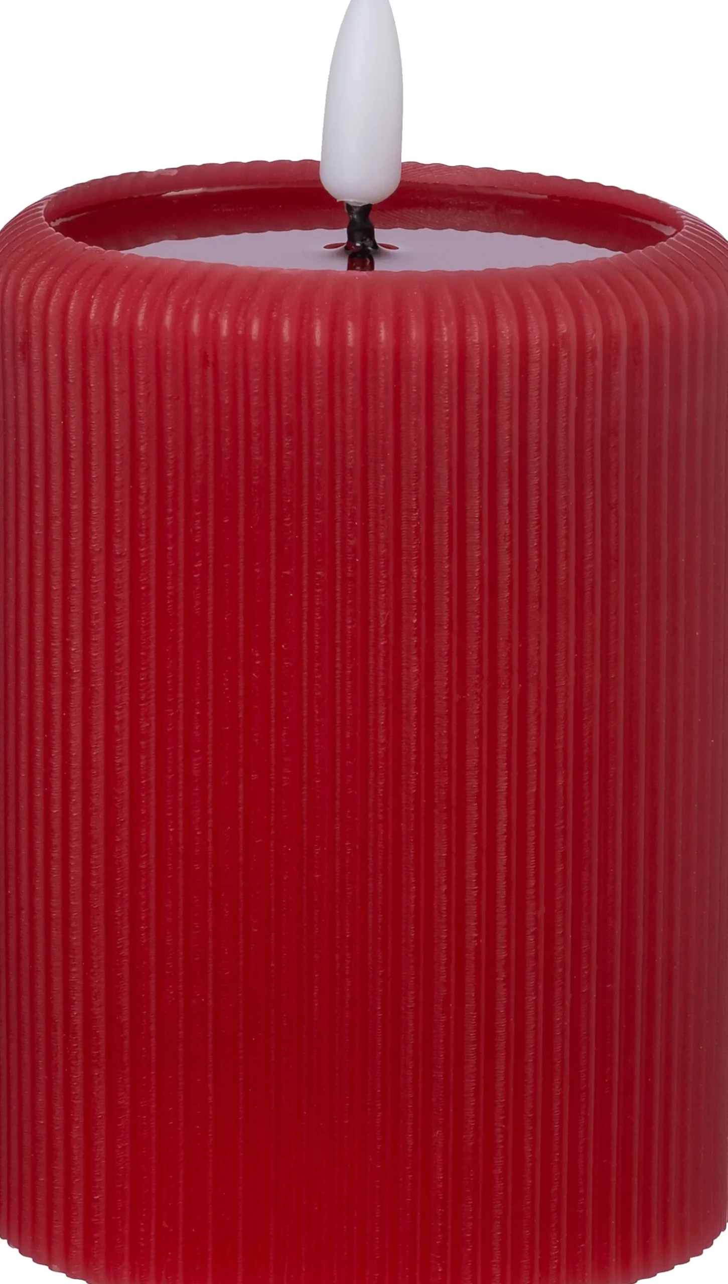 Intratuin LED stompkaars Stripe rood D 7,5 H 10 cm