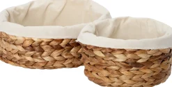 Intratuin opbergmand Nir naturel / wit D 24 H 20 cm